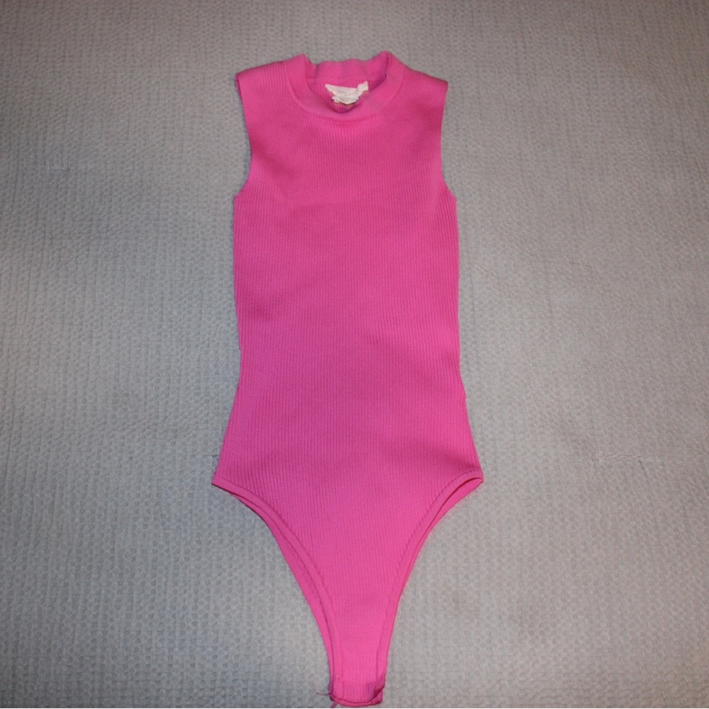 Pink Tank Bodysuit